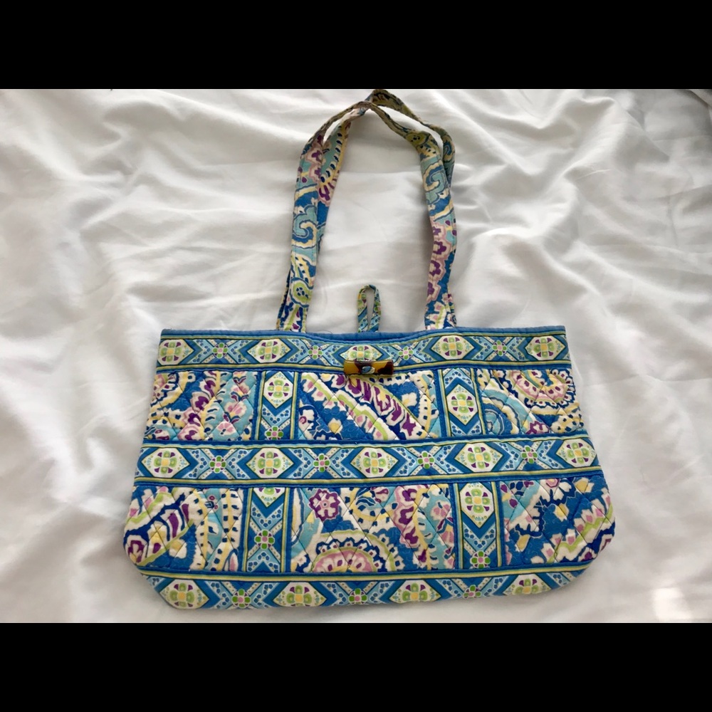 Vera Bradley Capri Blue Paisley Shoulder Bag